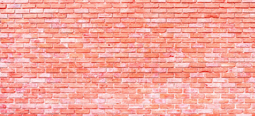 Pink brick wall texture for background