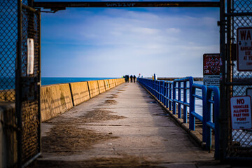 Obraz premium pier in the sea