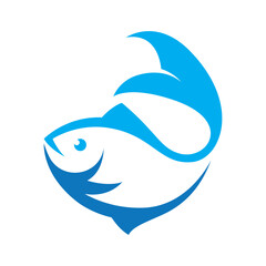 Fish logo images illustration