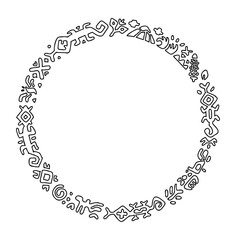 various doodle illustration