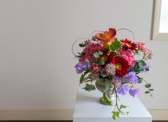 バレンタインのフラワーアレンジメン