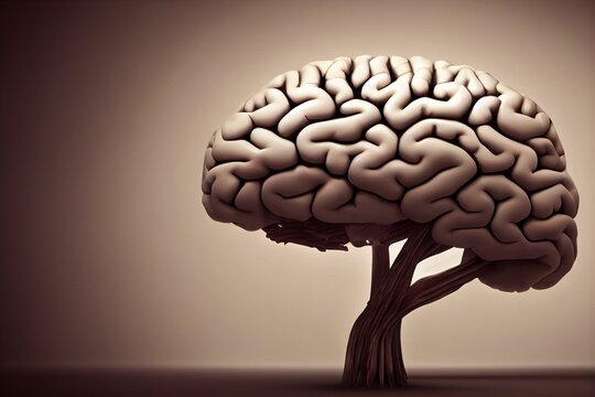 Covid 19 Brain Fog Conceptual Symptom. Generative AI