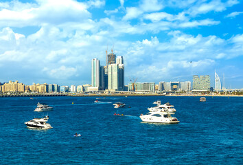 United Arab Emirates, Dubai, Dubai cruise port terminal, port rashid. Cruise ships docking