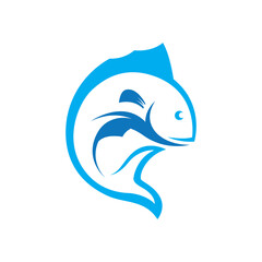 Fish logo images illustration