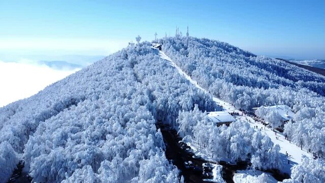 monte amiata in winter,Italy tuscany, somewhere between Grosseto and Siena