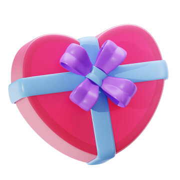 3d rendering of  valentine gift illustration. Suitable for your projects related to valentine day,  love and relationship category
