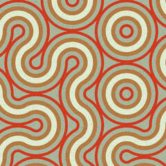 Colour Hexagon Tile Connection art background design illustration