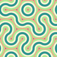 Colour Hexagon Tile Connection art background design illustration