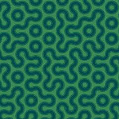 Colour Hexagon Tile Connection art background design illustration