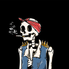 hand drawn skeleton character collection for nft or future games