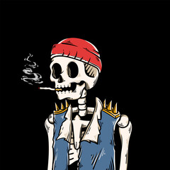 hand drawn skeleton character collection for nft or future games