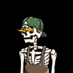 hand drawn skeleton character collection for nft or future games