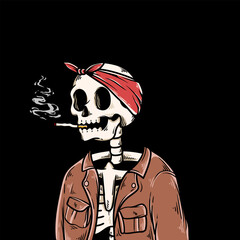 hand drawn skeleton character collection for nft or future games