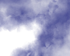 曇り空のイラスト　余白　背景