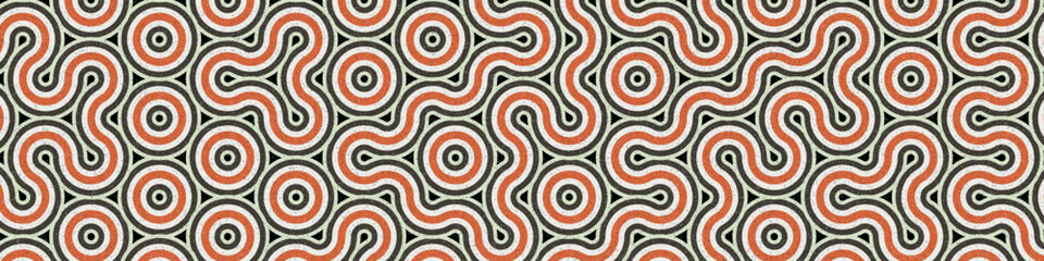 Colour Hexagon Tile Connection art background design illustration