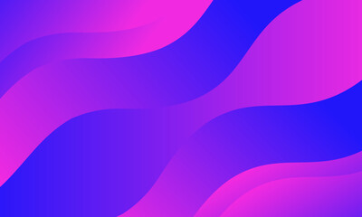 Vector abstract colorful geometric landing wave line page flat background.	