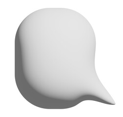 3d speech bubble