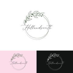 Botanical or Floral Logo Design