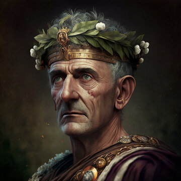 Great roman empire. Roman emperor Claudius (41&ndash;54 CE).  original name Tiberius Claudius Nero Germanicus. Created with Generative AI technology.