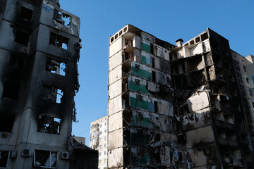 Russian air force dropped bombs and destroyed buildings, killed civilians