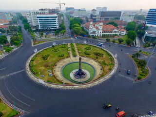 Tugu Muda Monument and Lawang Sewu Museum as the two main icons of Semarang city
