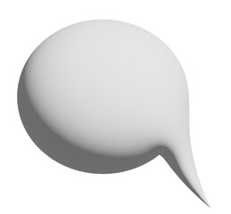 3d speech bubble