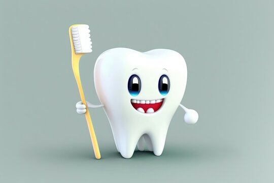 Teeth clean and fresh. Campaign for proper brushing and oral health care. Mouth and teeth health concept. Design for banner, designer, dental clinic or hospital. Generative AI