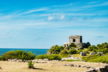 Ancient Mayan City of Tulum in Mexico