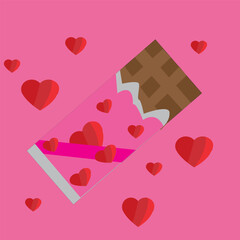 Chocholate Vector for a Loving Valentine's Day