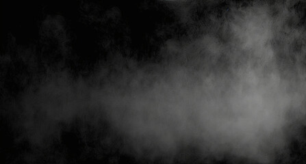 Fototapeta na wymiar Smoke on black background, Smoke texture, Generative ai