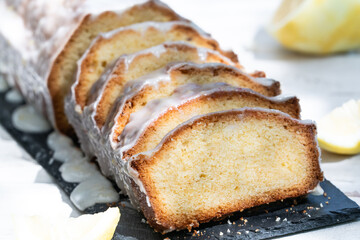Kuchen, Zitronenkuchen, Zitrone 