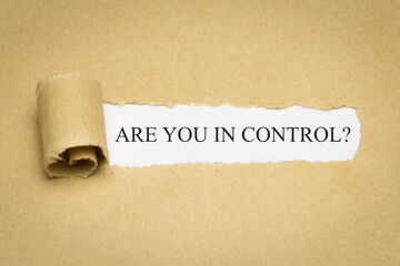 Are you in control?