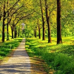 footpath in the park