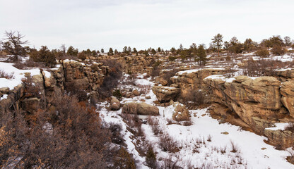 Castlewood Canyon State Park Winter