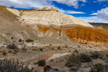 Beautiful Tierra de Colores in Parque Patagonia in Argentina, South America