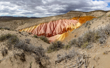 Discovering the beautiful Tierra de Colores in Parque Patagonia in Argentina, South America