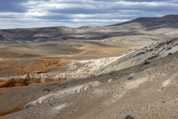 Discovering the beautiful Tierra de Colores in Parque Patagonia in Argentina, South America