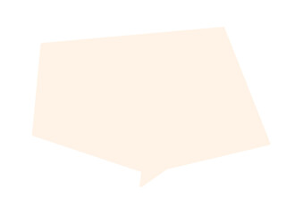 白い四角形の吹き出し