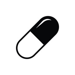 pills - medicine icon vector design template simple and modern