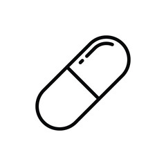 pills - medicine icon vector design template simple and modern