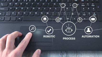 RPA-Robotic Process Automation. Business. Technology