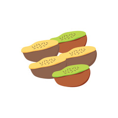 Kue Pukis Illustration Template, Indonesian Traditional Food.