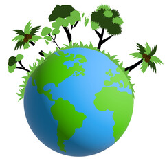 World Wildlife Day cutout png.Animal silhouette.Earth with Wildlife.Animals and Plants.Environmental vector
png.

