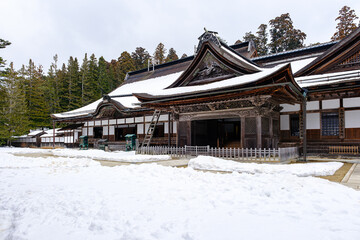 Fototapeta premium 【和歌山県】高野山 金剛峯寺 (2023/02/08撮影)