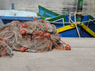 fishing nets and ropes 