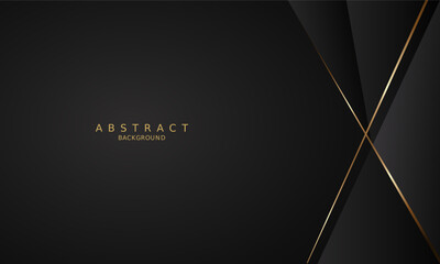 dark black luxury premium background and gold line.