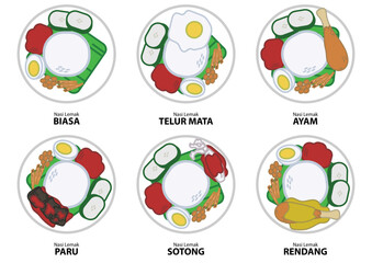 Variation Of Nasi Lemak