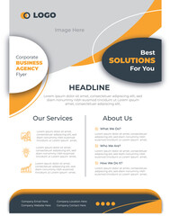 Business Agency Flyer template