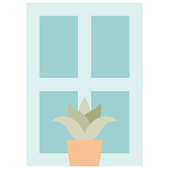 shading plant flat icon