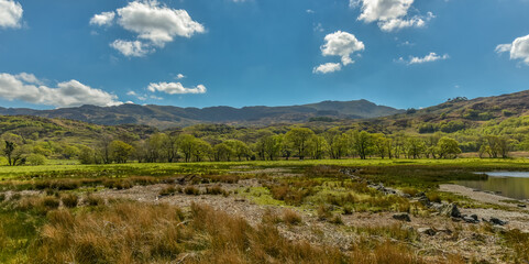 Llyn Dinas, Snowdonia National Park, Wales, UK